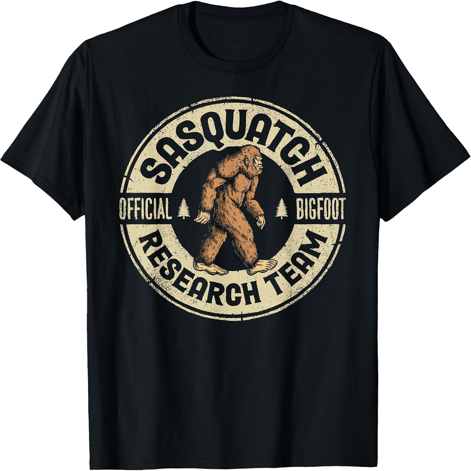 Vintage Fashion Research - Bigfoot Research Team Retro Vintage Sasquatch