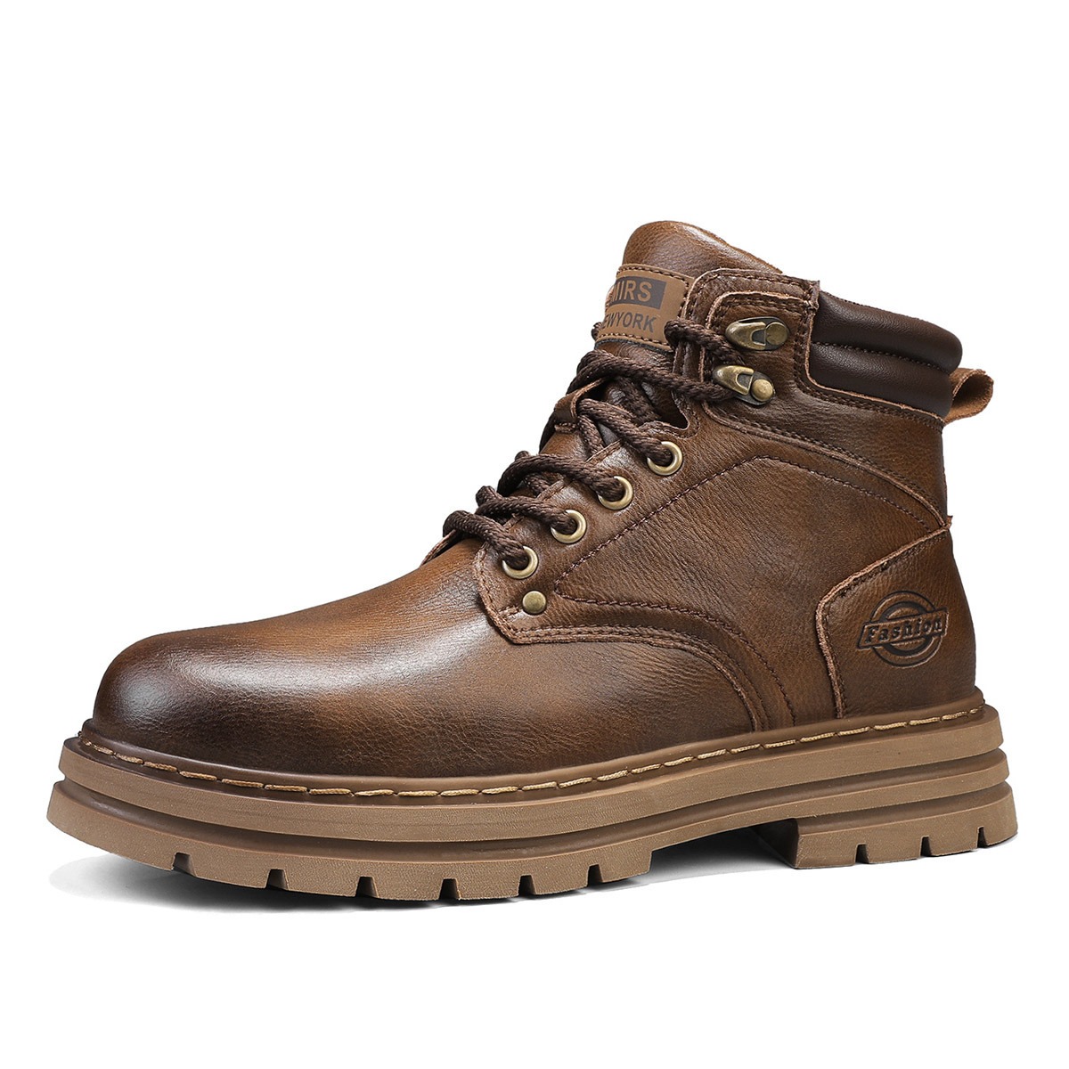 Vintage Outdoor Fashion - Men's Vintage Ankle Work Boots Genuine