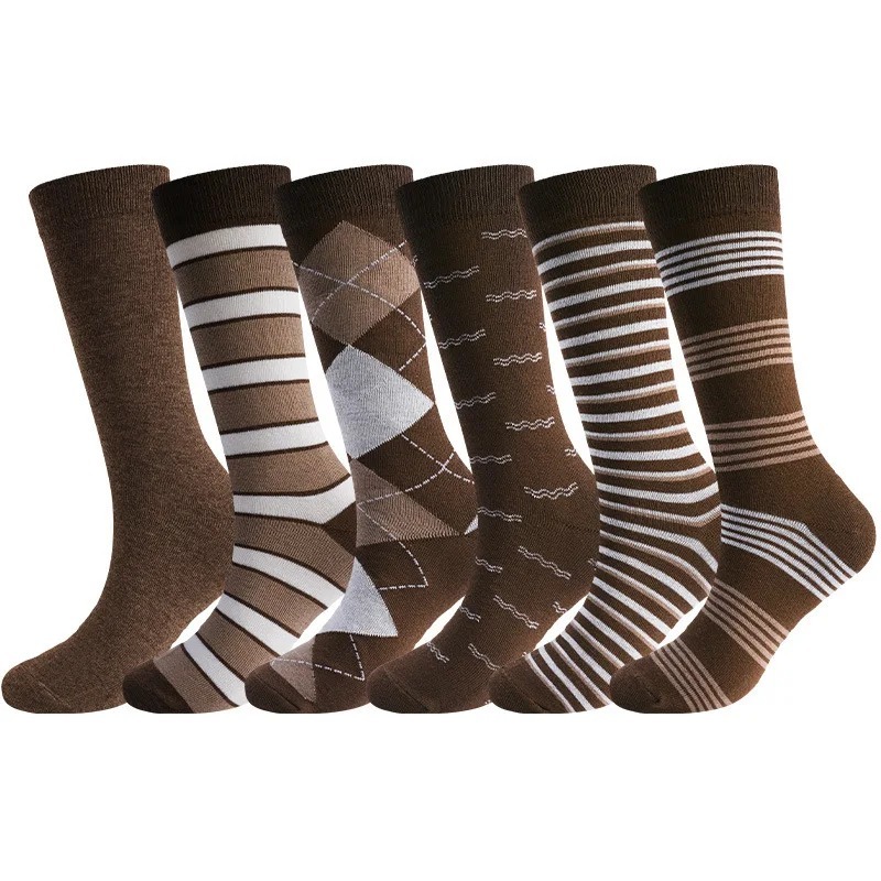 6 Pairs Vintage Brown Argyle S - Vintage Fashion Enthusiasts 评论和价格