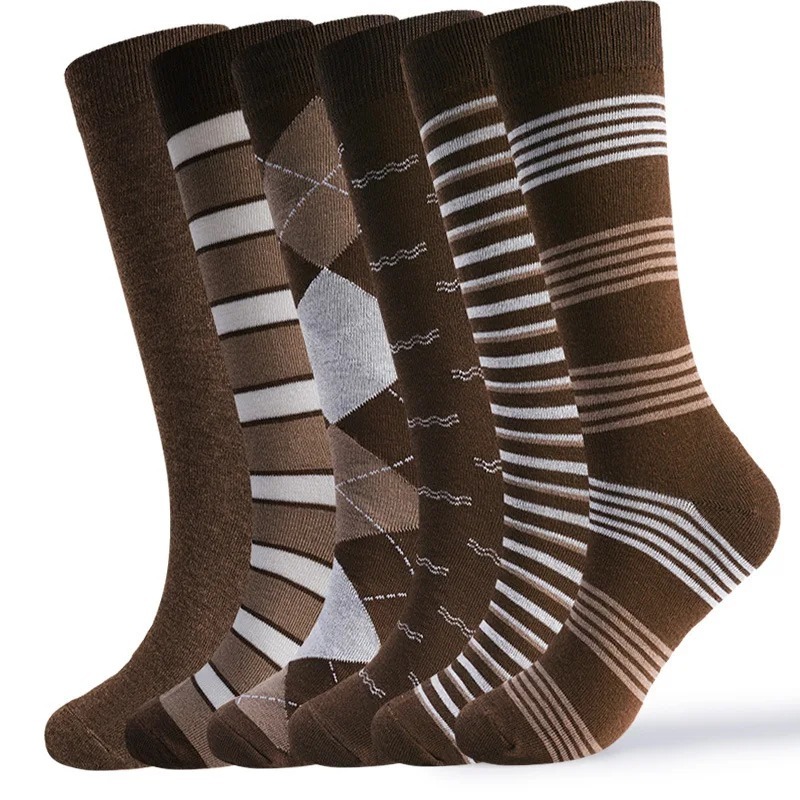 6 Pairs Vintage Brown Argyle S - Vintage Fashion Enthusiasts 评论和价格