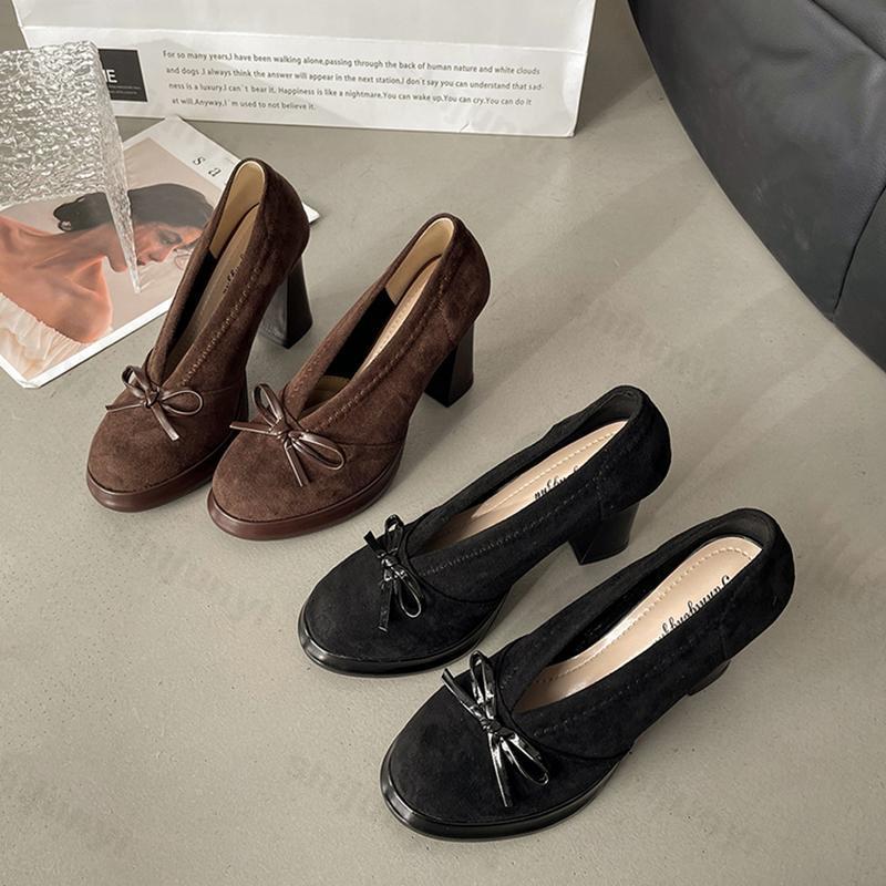 Women's High Heels 2025 Spring - Vintage Outdoor Fashion 评论和价格