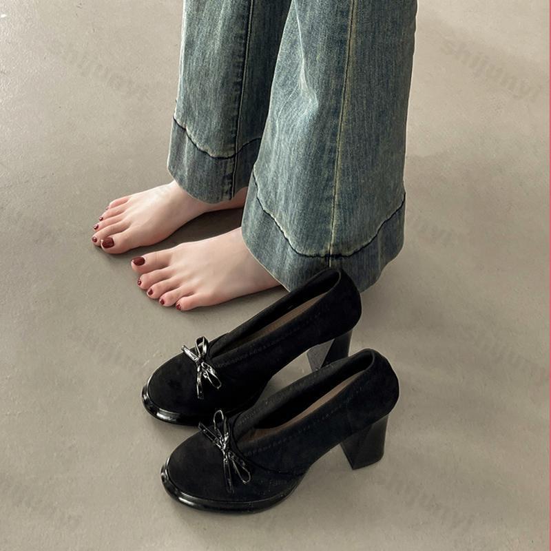 Women's High Heels 2025 Spring - Vintage Outdoor Fashion 评论和价格