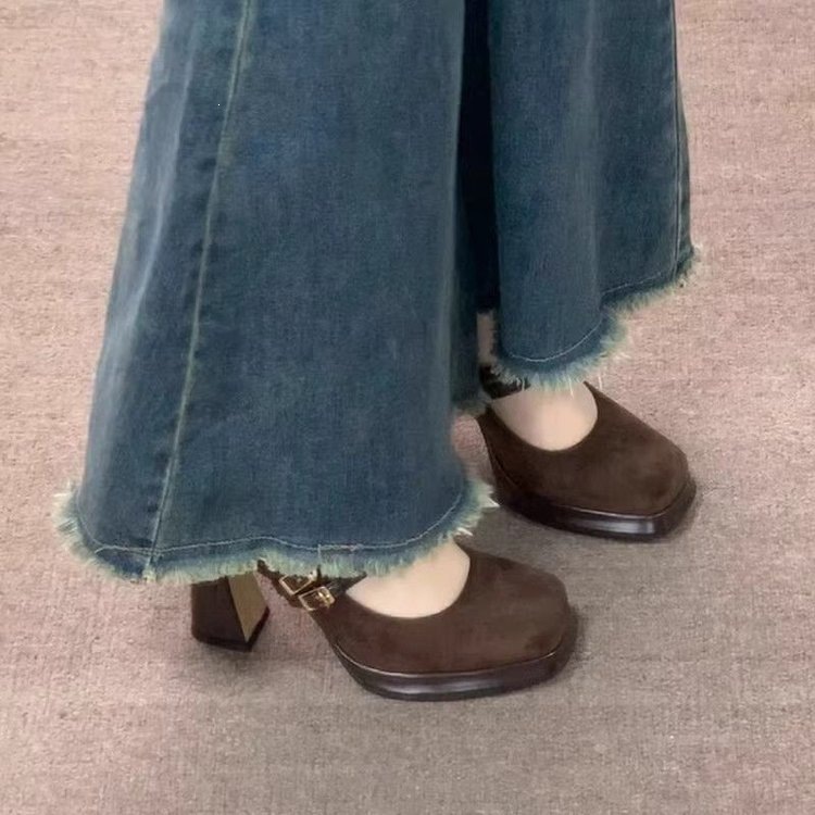 Vintage Thick High Women Mary  - Vintage Fashion Online 评论和价格