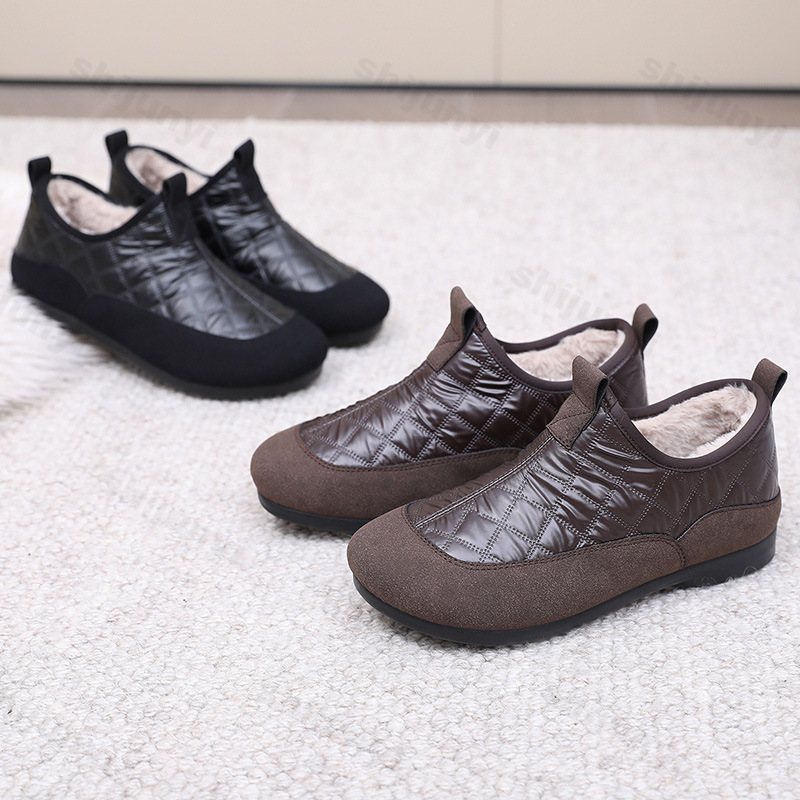 Slip on Women Cotton Shoes Win - Vintage Outdoor Fashion 评论和价格