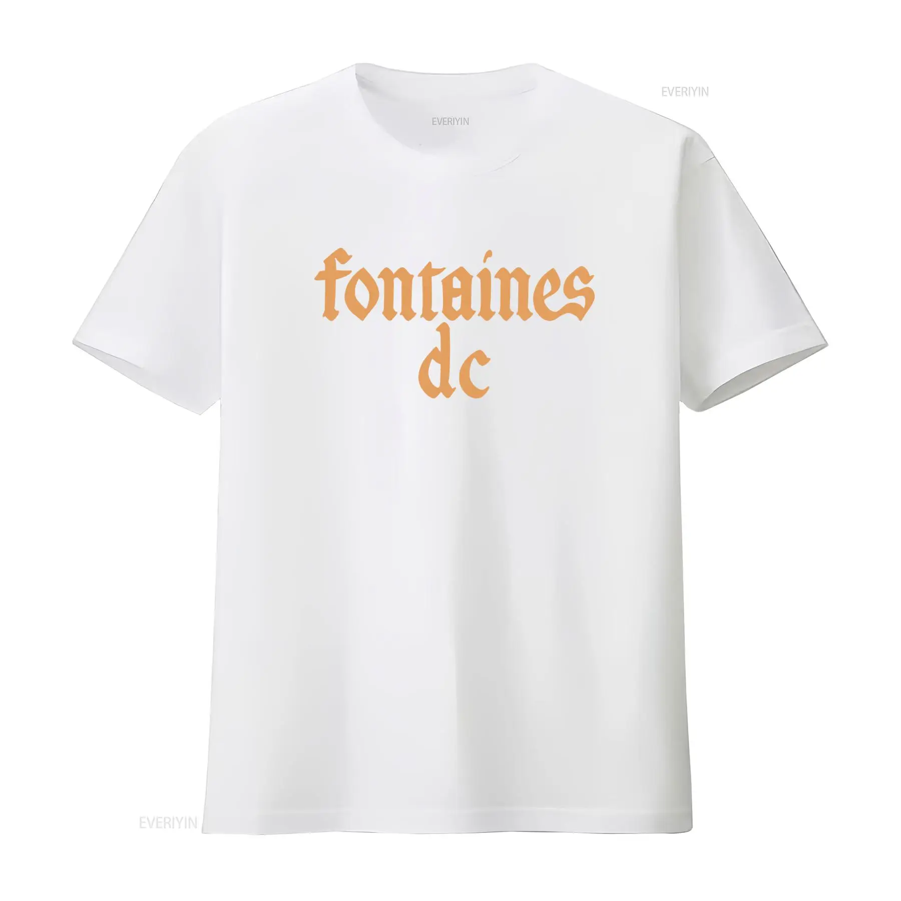 Fontaines D C 'Gothic Logo' Bl - Vintage Fashion Jersey 评论和价格