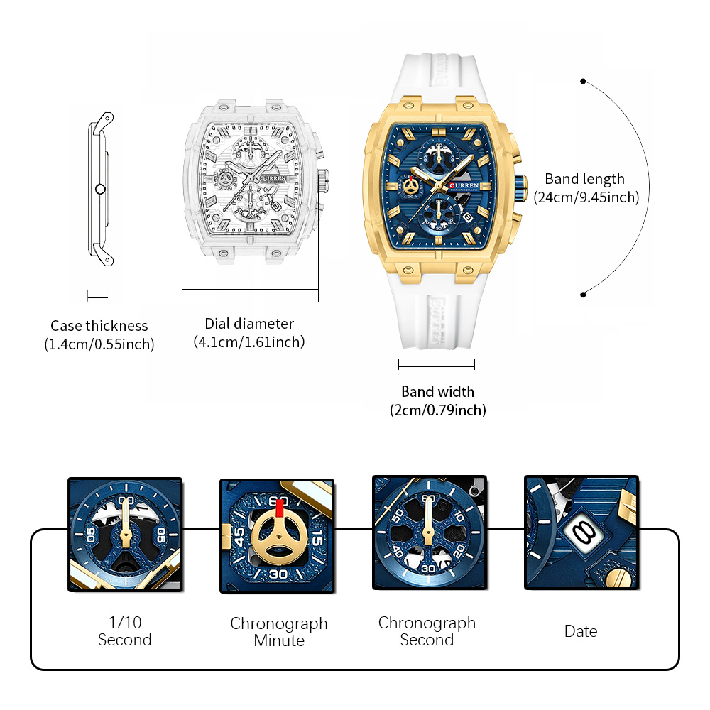 CURREN Luxury Vintage Watch fo - Vintage Fashion Enthusiasts 评论和价格