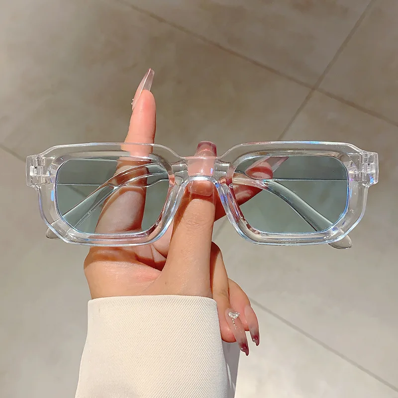 Vintage Rectangle Frame Sungla - Vintage Fashion Enthusiasts 评论和价格