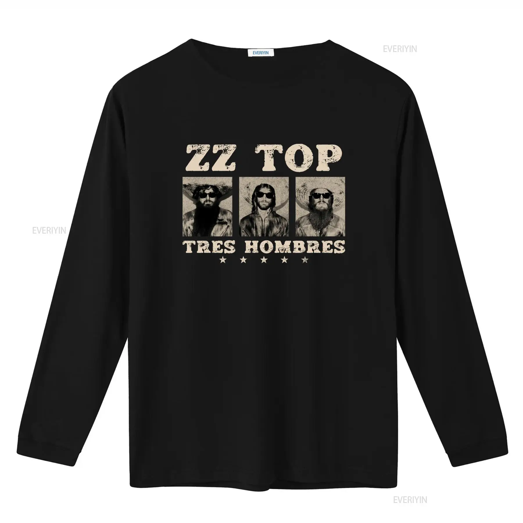 Tres Hombres ZZ Top Retro Rock - Vintage Fashion La 评论和价格