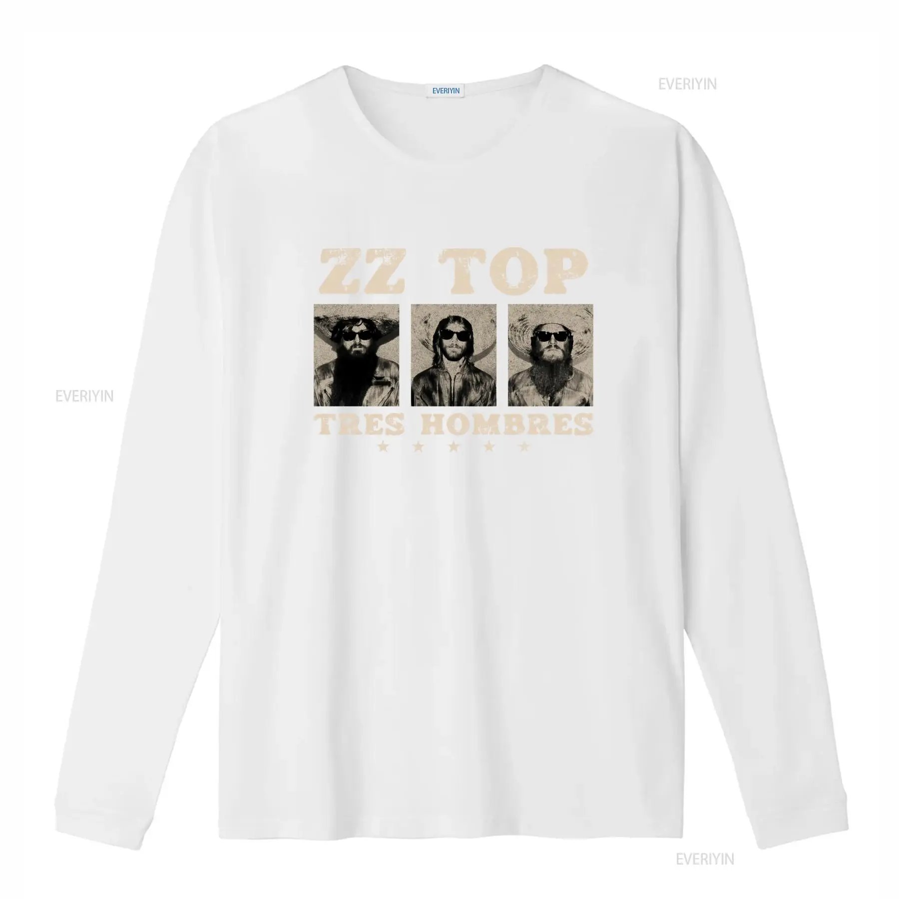 Tres Hombres ZZ Top Retro Rock - Vintage Fashion La 评论和价格