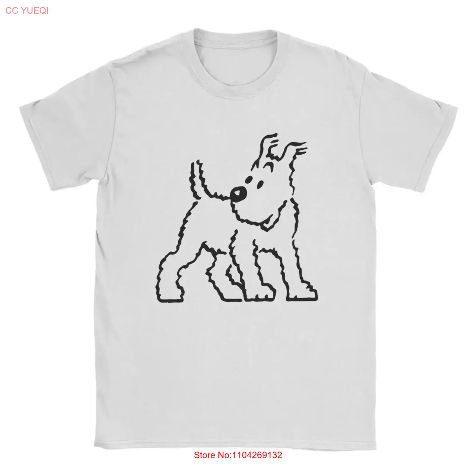 Snowy Dog Captain Haddock T Sh - Vintage Fashion Jersey 评论和价格