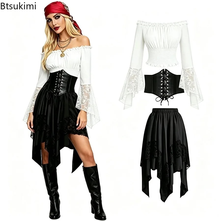 Halloween Renaissance Asymmetr - Vintage Fashion Dresses 评论和价格