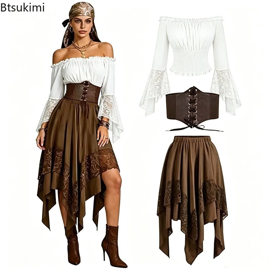Halloween Renaissance Asymmetr - Vintage Fashion Dresses 评论和价格